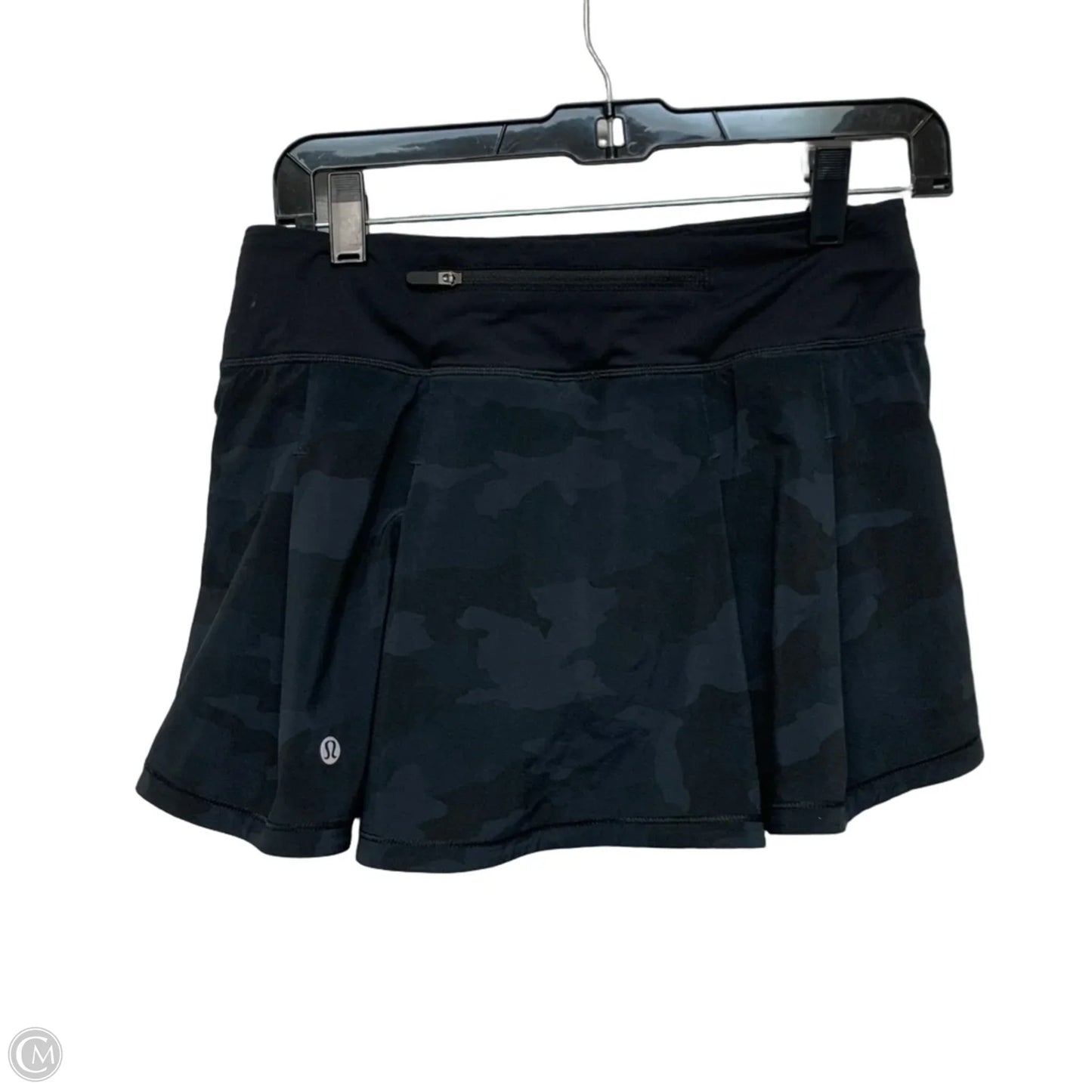 Athletic Skort By Lululemon In Black, Size: S
