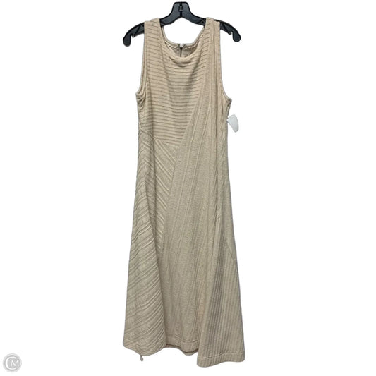 Dress Casual Maxi By Anthropologie In Beige, Size: Xl