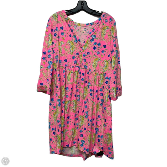 Dress Designer By Lilly Pulitzer In Pink, Size: Xl