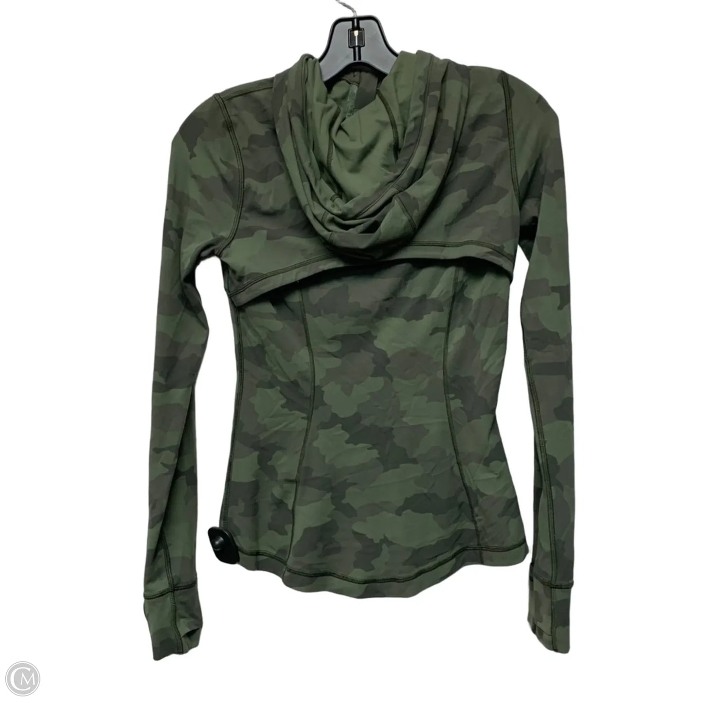 Athletic Jacket By Lululemon In Camouflage Print, Size: S
