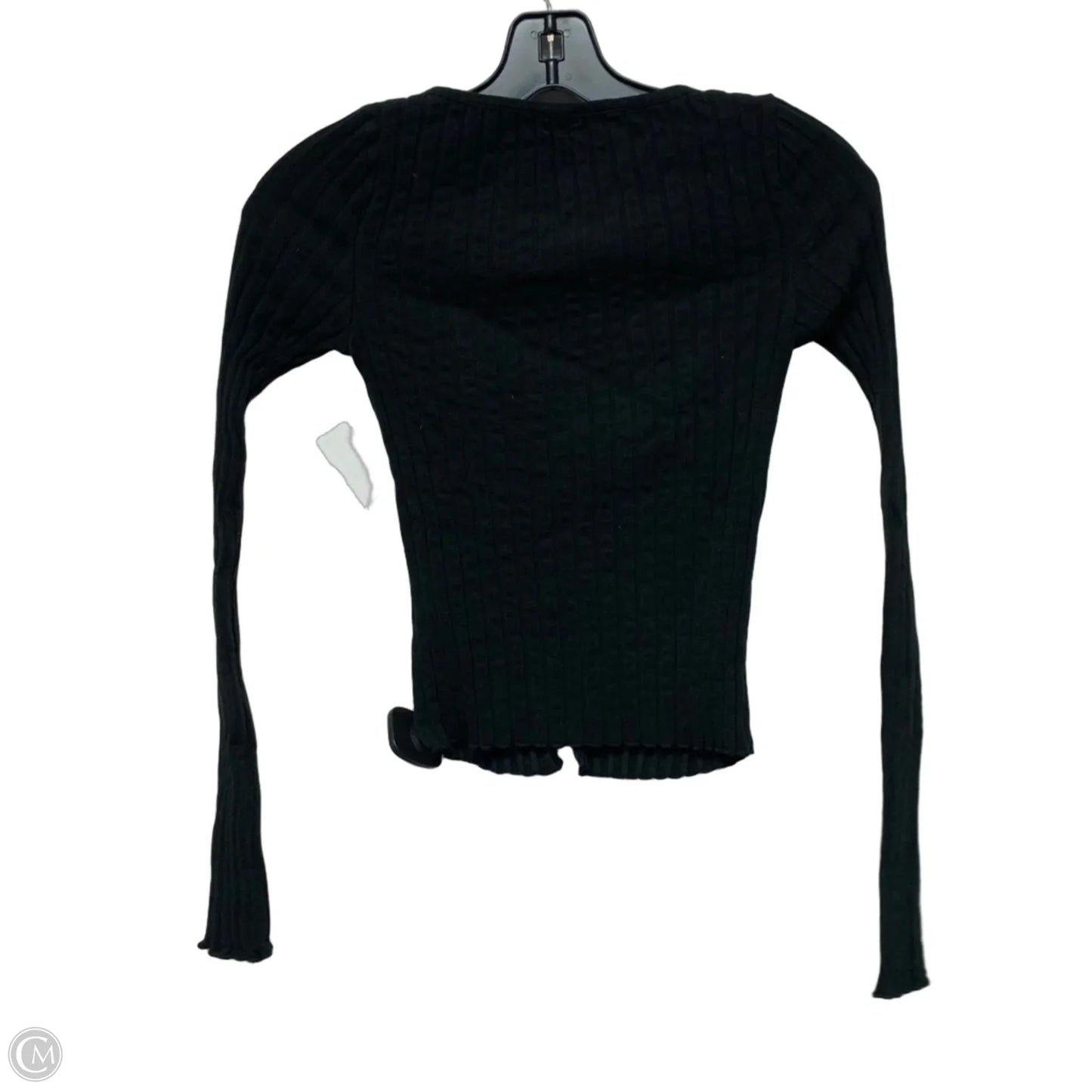 Top Long Sleeve By Free People In Black, Size: Xs