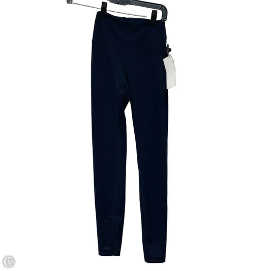 Athletic Leggings By Lululemon In Navy, Size: S