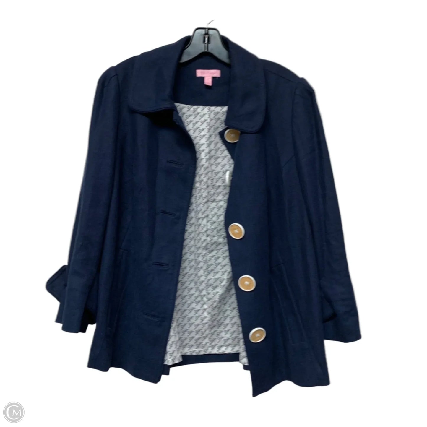 Blazer Designer By Lilly Pulitzer In Navy, Size: M