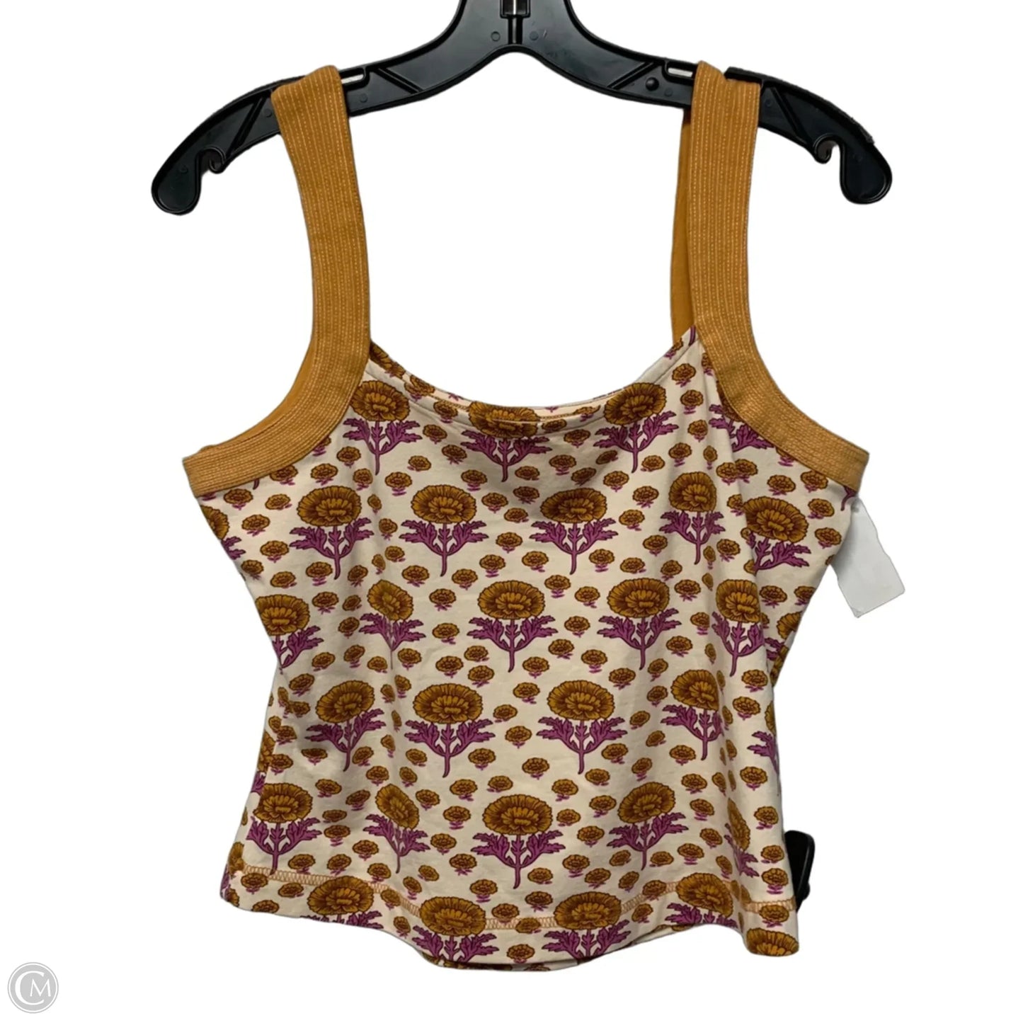 Top Sleeveless By Maeve In Orange & Purple, Size: S