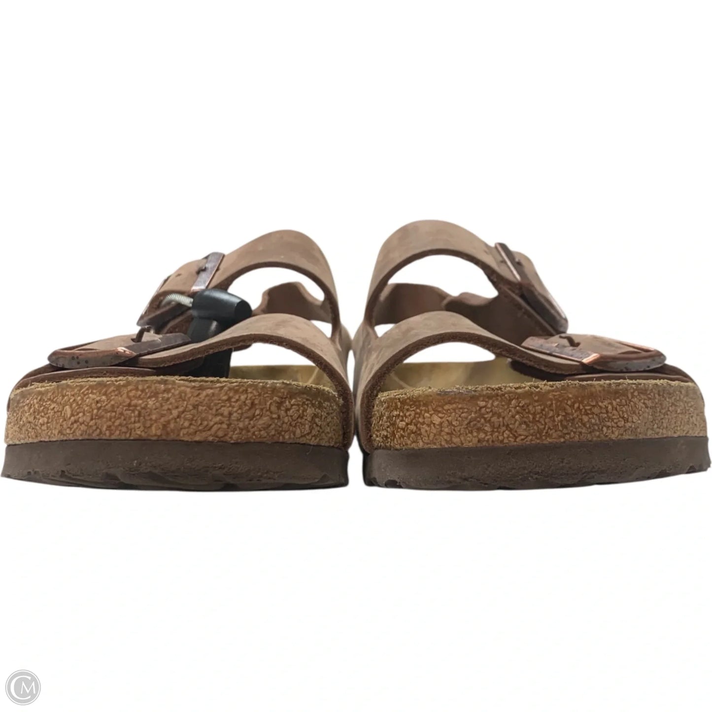 Sandals Flats By Birkenstock In Brown, Size: 8