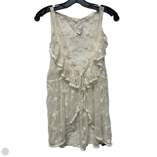 Tunic Sleeveless By Ryu In Cream, Size: L
