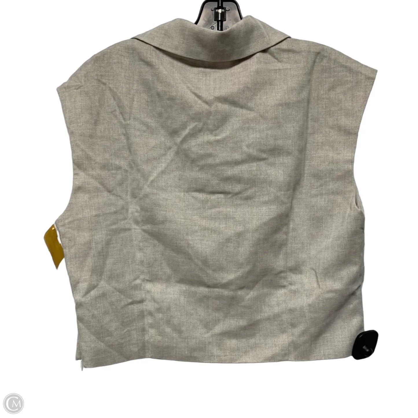 Top Sleeveless By Commense In Beige, Size: Xl