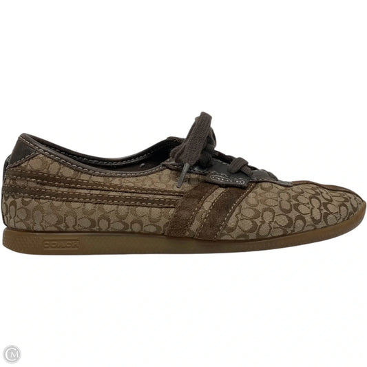 Shoes Designer By Coach In Brown, Size: 5