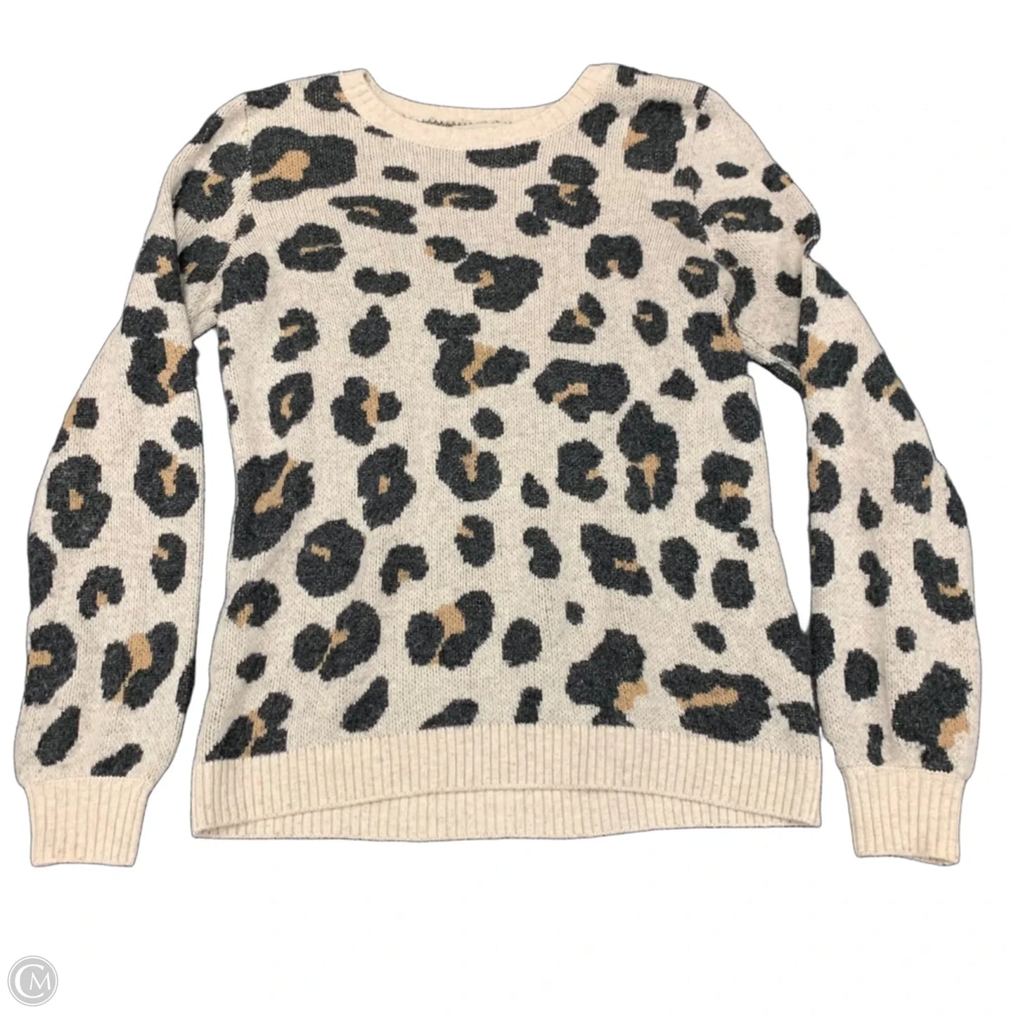 Sweater By Loft In Leopard Print, Size: S