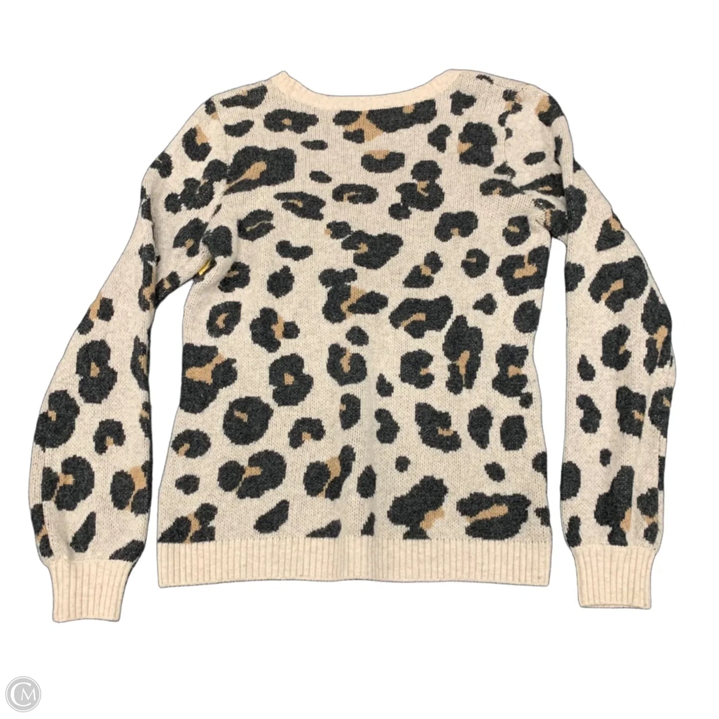 Sweater By Loft In Leopard Print, Size: S