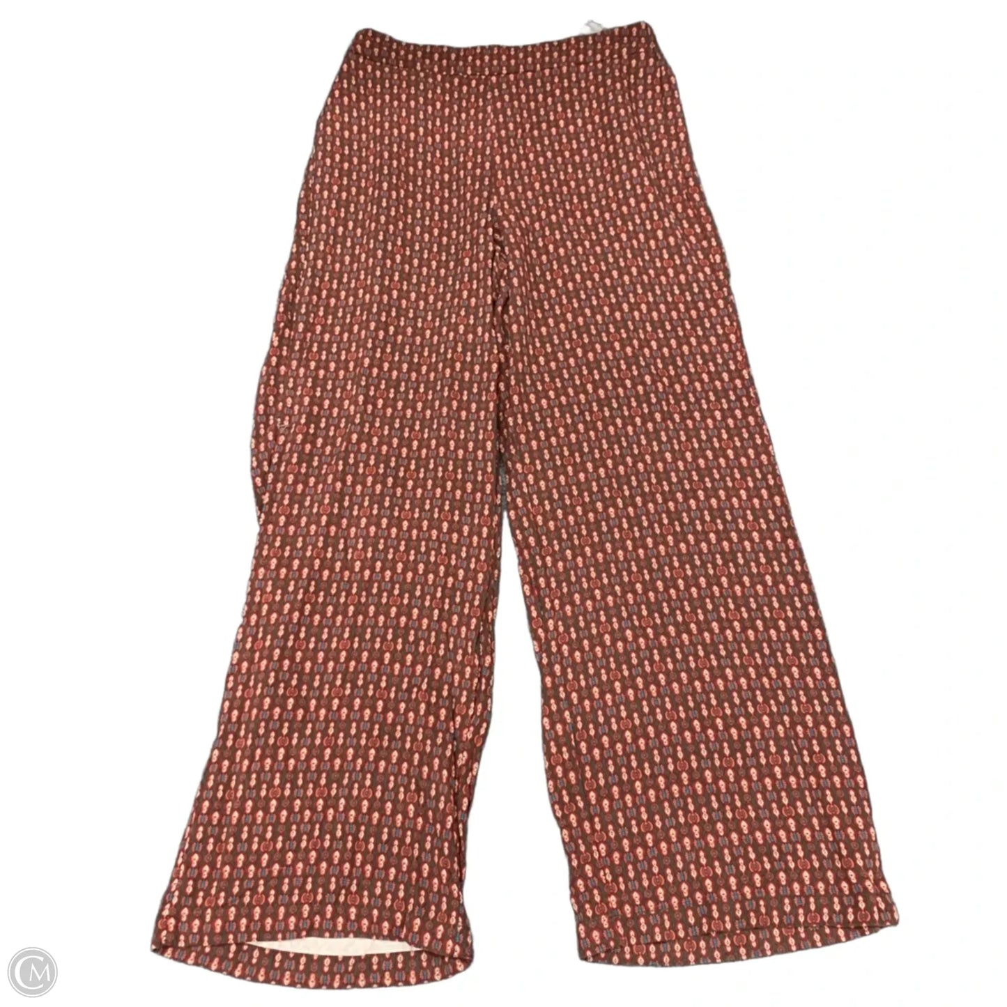 Pants Wide Leg By Old Navy In Brown & Red, Size: M
