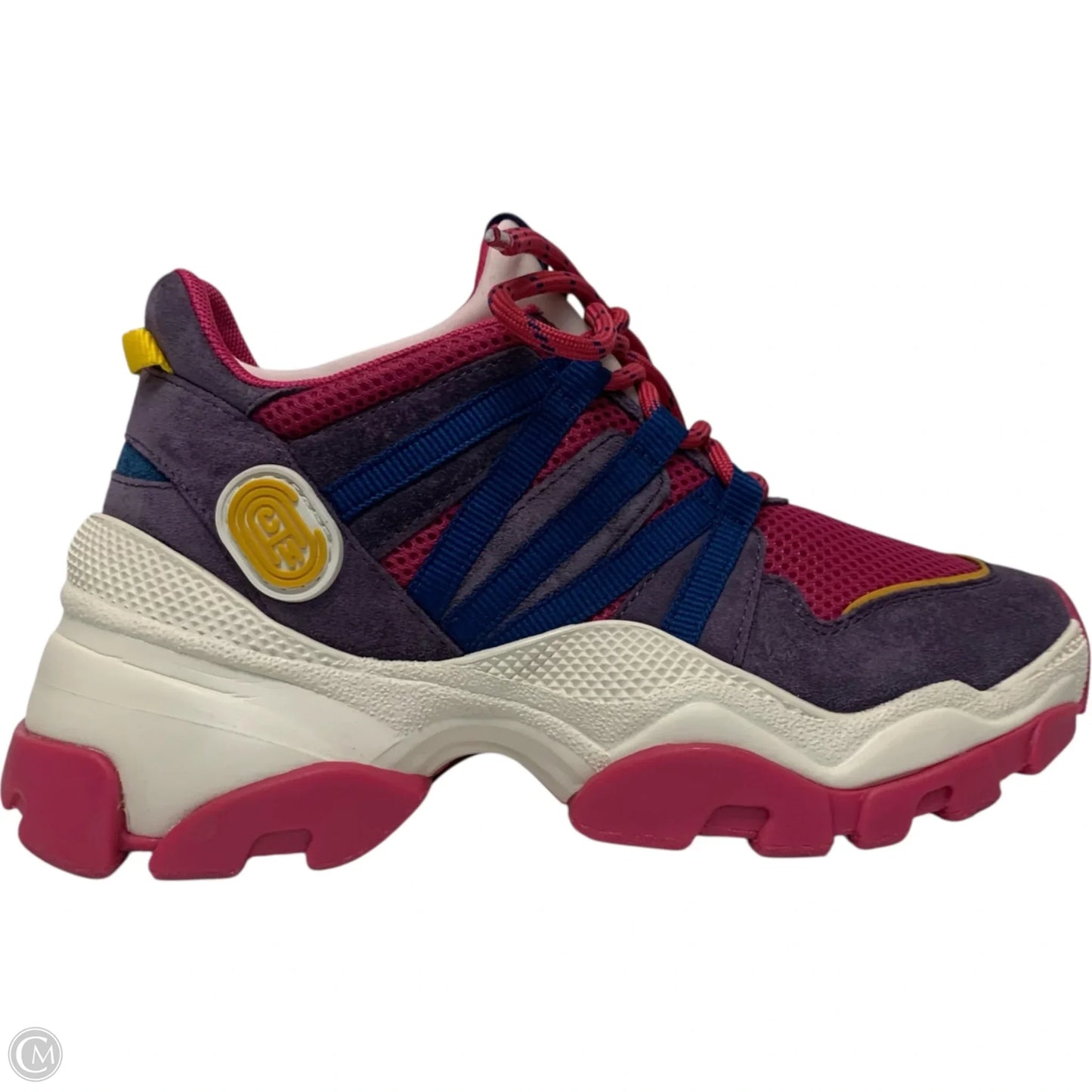 Shoes Designer By Coach In Pink & Purple, Size: 8