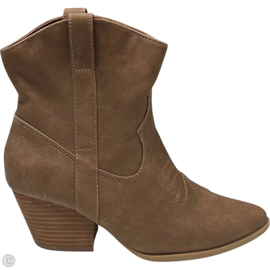 Boots Ankle Heels By Rachel Zoe In Brown, Size: 8.5