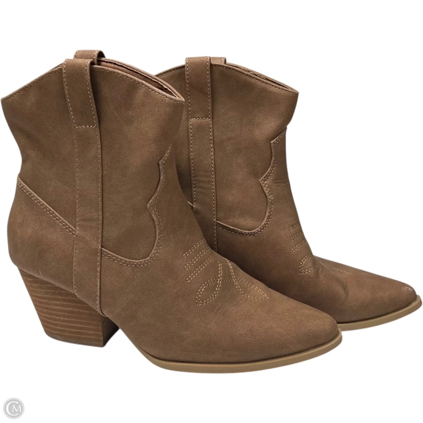 Boots Ankle Heels By Rachel Zoe In Brown, Size: 8.5