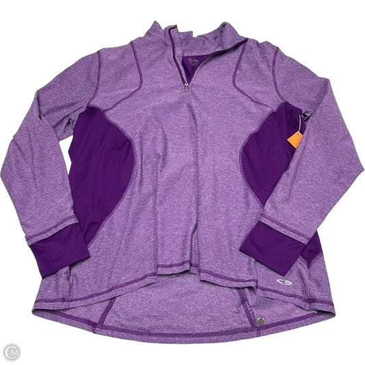 Athletic Sweatshirt Hoodie By Champion In Purple, Size: Xxl