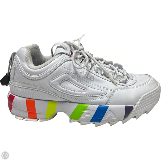 Shoes Sneakers By Fila In White, Size: 8