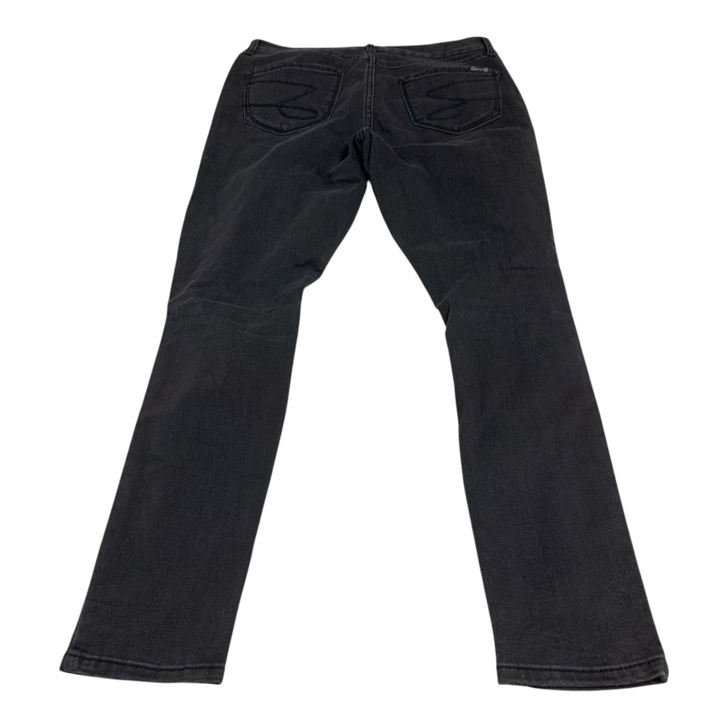Jeans Skinny By Seven 7 In Black, Size: 8