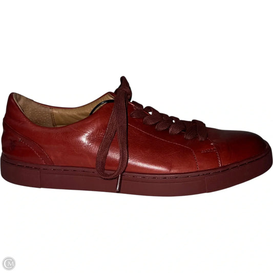 Shoes Designer By Frye In Red, Size: 8.5
