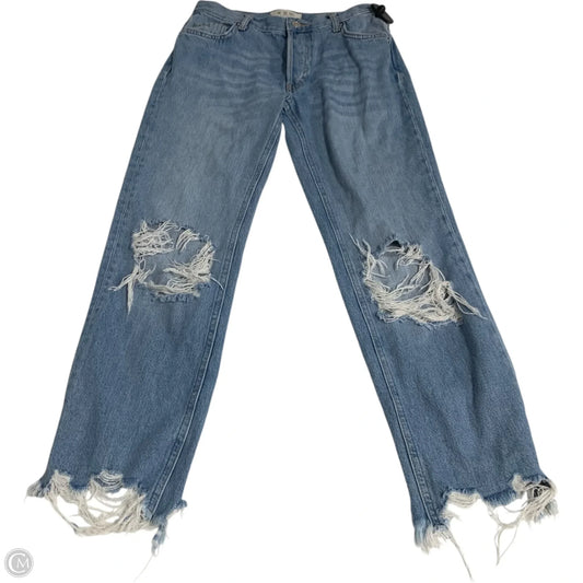 Jeans Straight By We The Free In Blue Denim, Size: 0