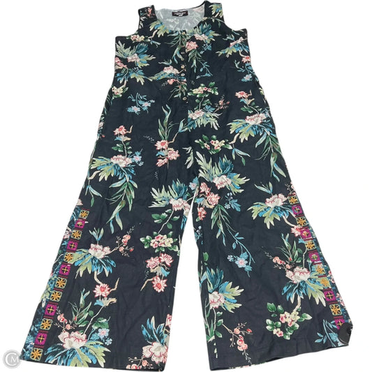 Jumpsuit Designer By Johnny Was In Floral Print, Size: S