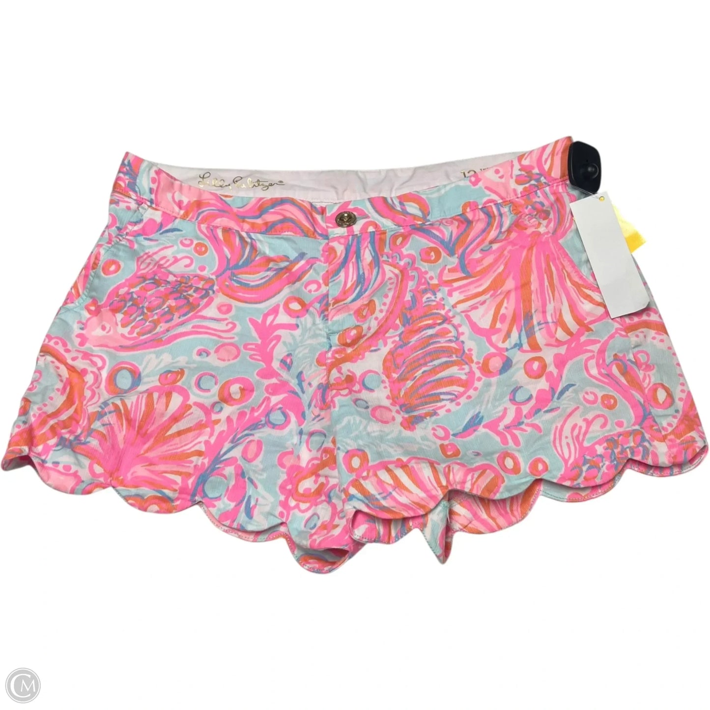 Shorts Designer By Lilly Pulitzer In Blue & Pink, Size: 12