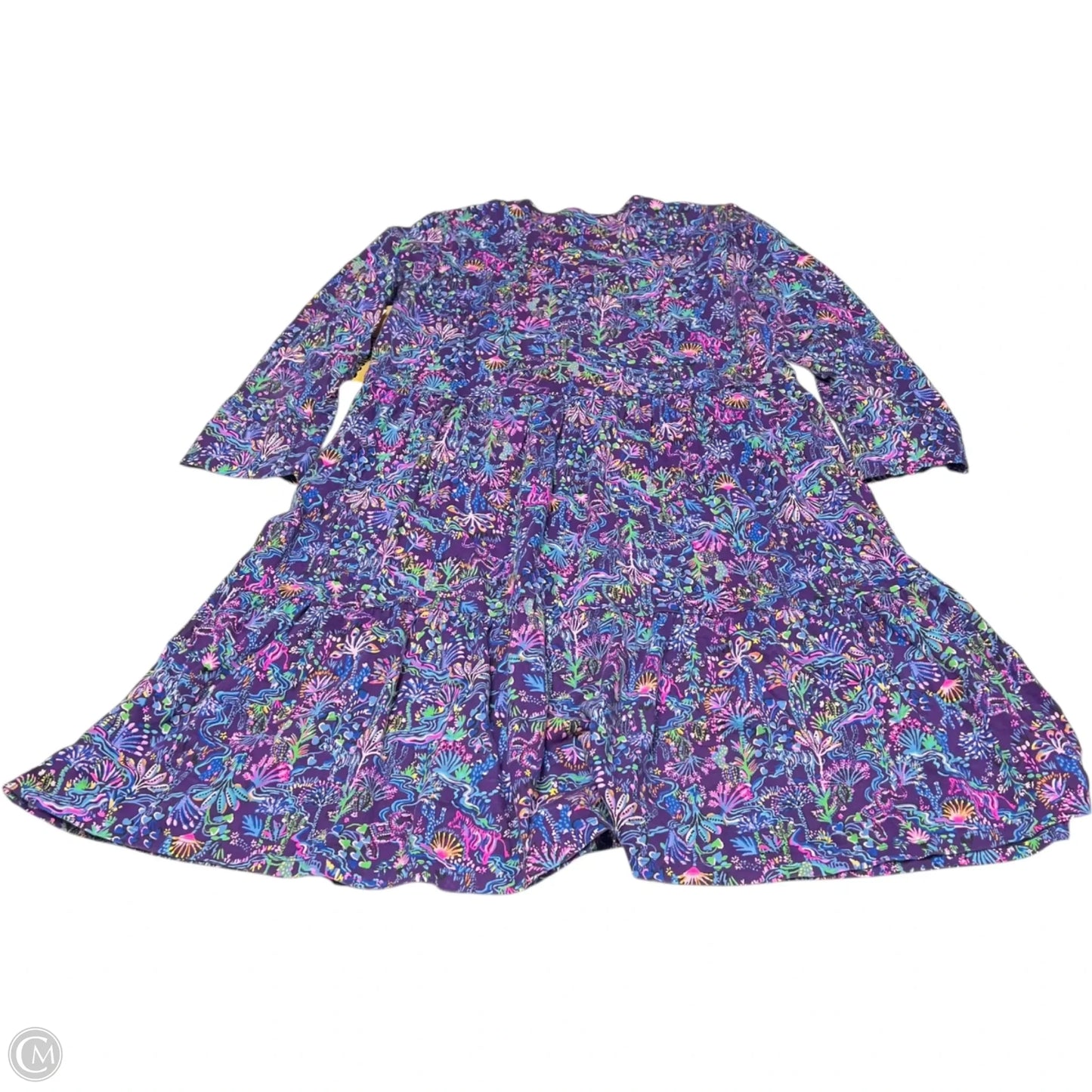 Dress Designer By Lilly Pulitzer In Blue & Pink, Size: M