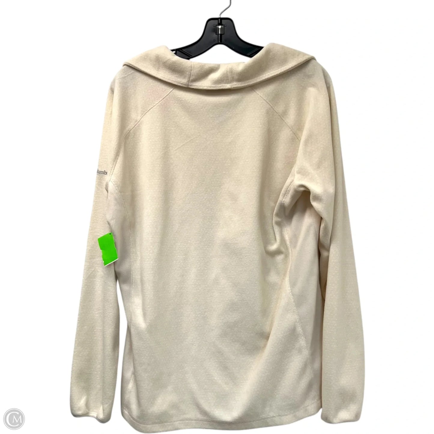 Jacket Fleece By Columbia In Cream, Size: 1x