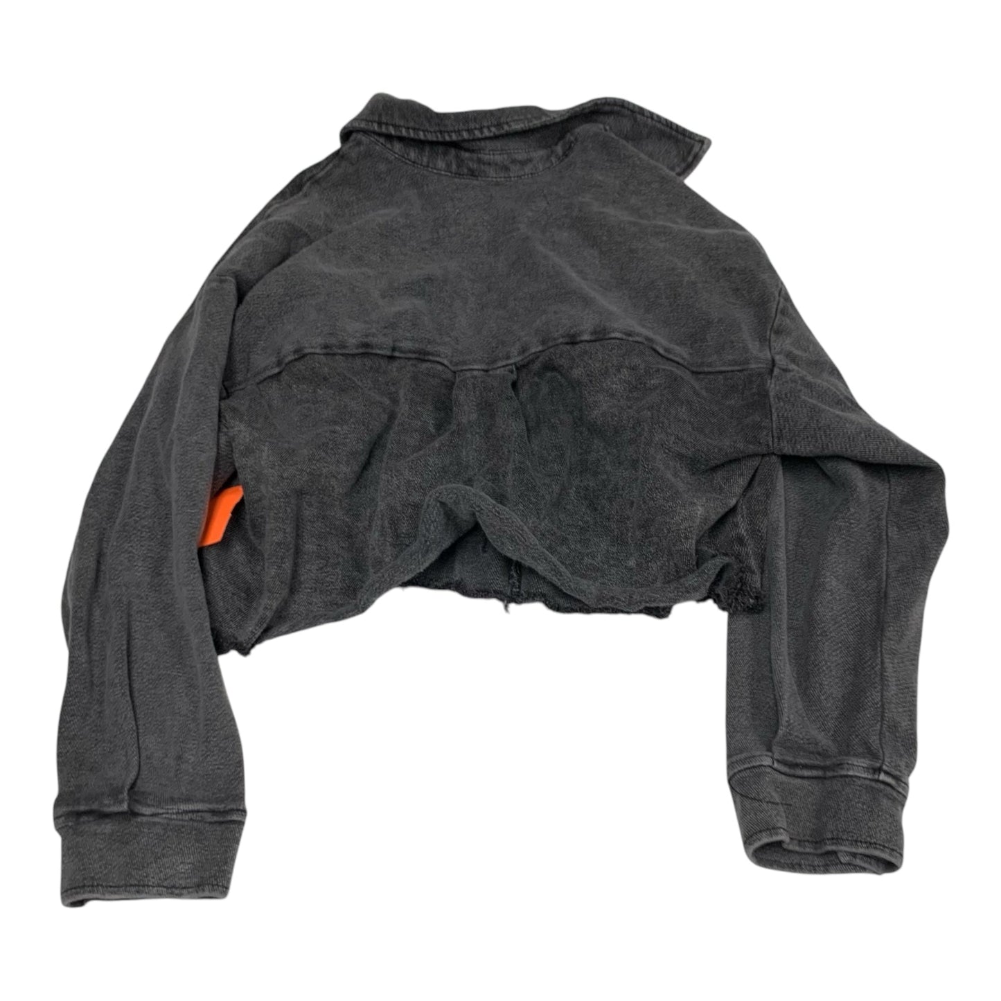 Jacket Denim By Zara In Black Denim, Size: S
