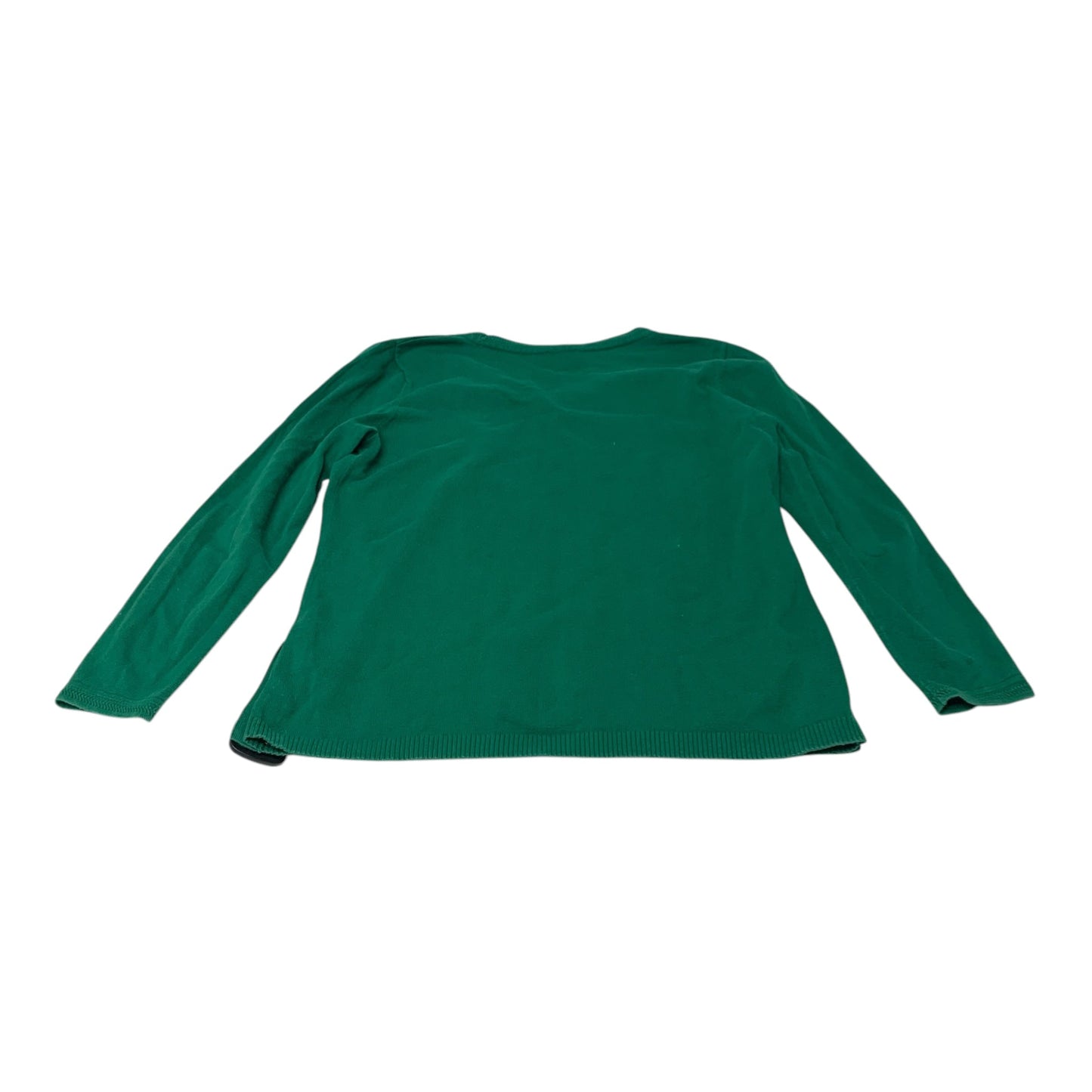 Top Long Sleeve By Talbots In Green, Size: Mp