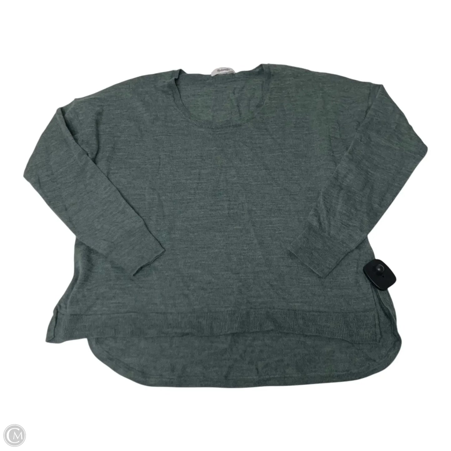 Top Long Sleeve By Madewell In Green, Size: M