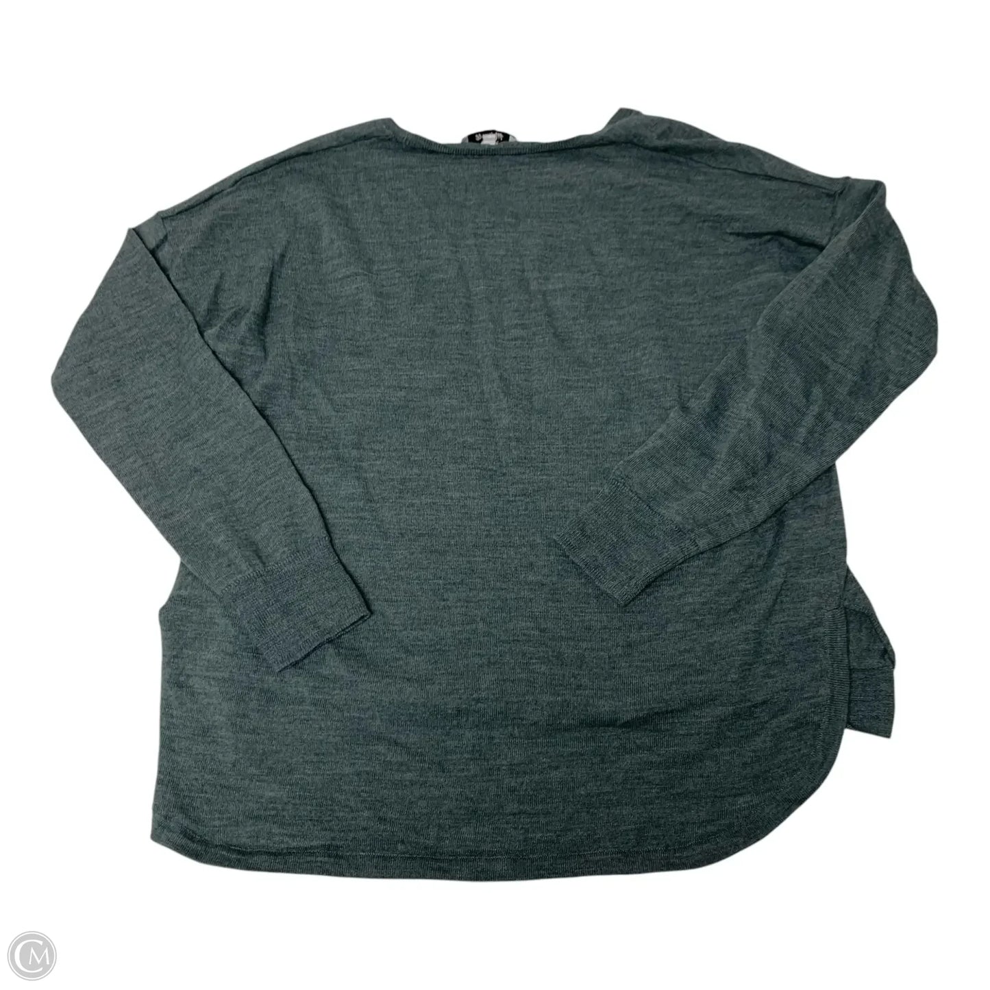 Top Long Sleeve By Madewell In Green, Size: M