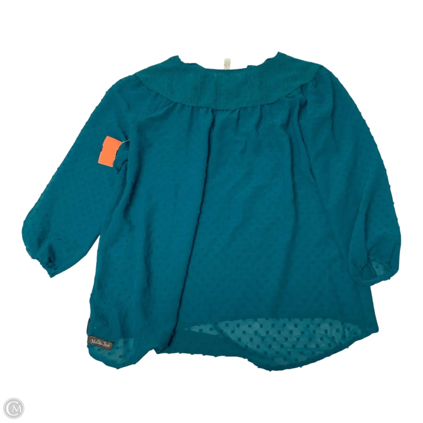 Top Long Sleeve By Matilda Jane In Teal, Size: S