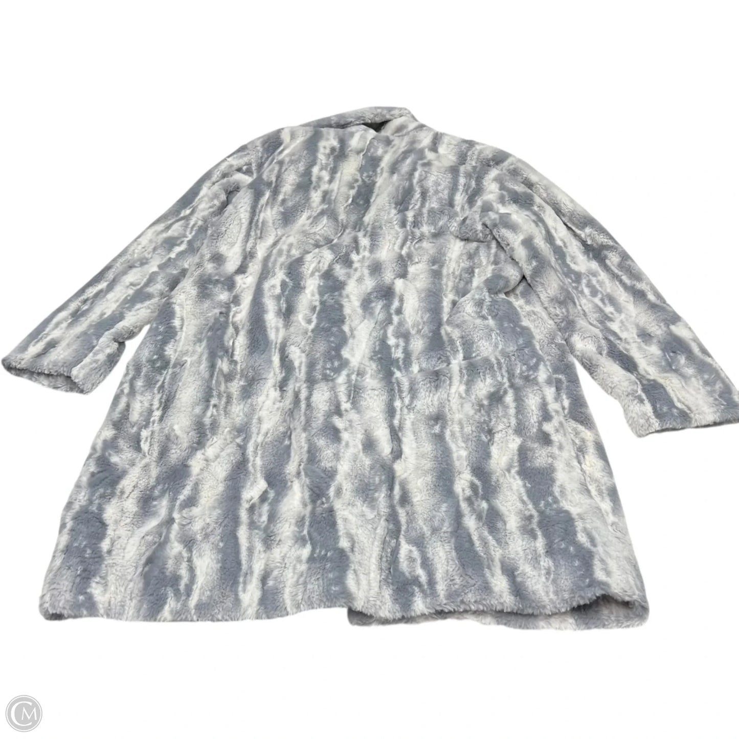 Coat Designer By Johnny Was In Grey, Size: S