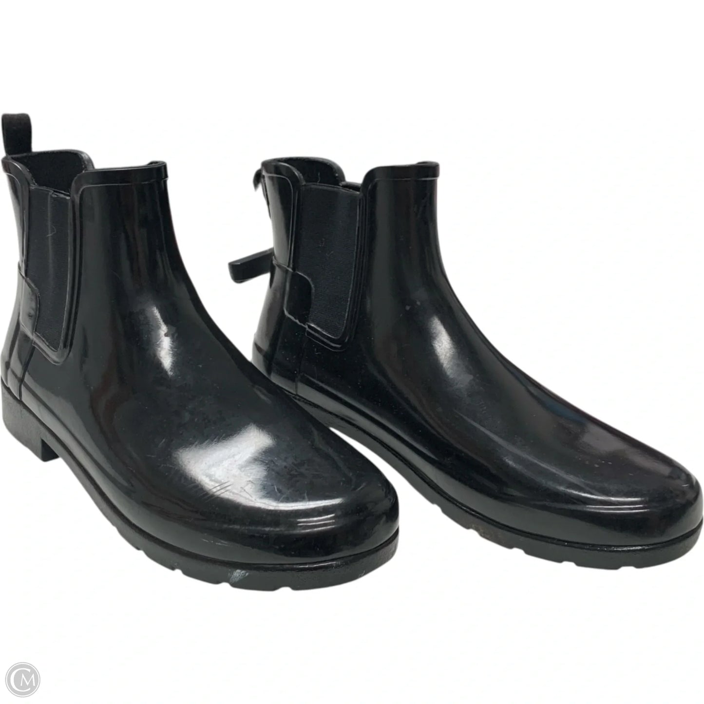 Boots Rain By Hunter In Black, Size: 9