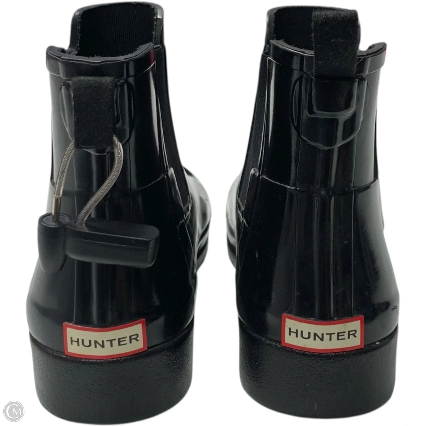 Boots Rain By Hunter In Black, Size: 9