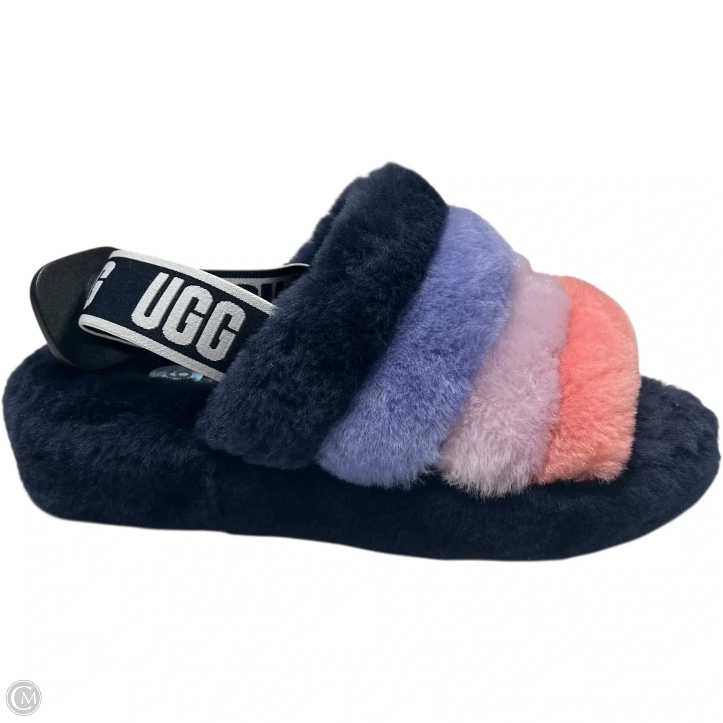 Slippers Designer By Ugg In Blue & Purple