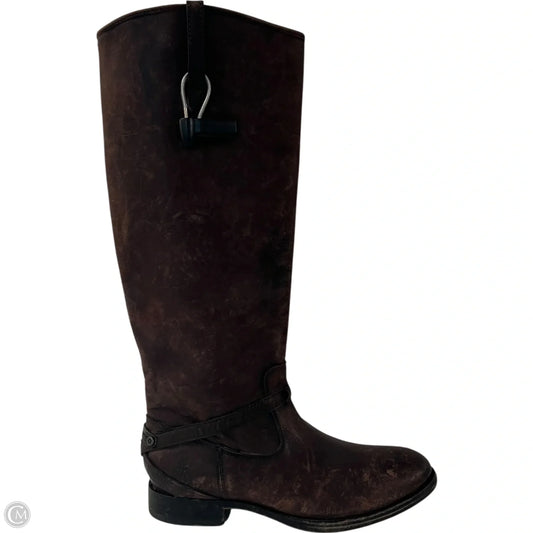 Boots Designer By Frye In Brown, Size: 6