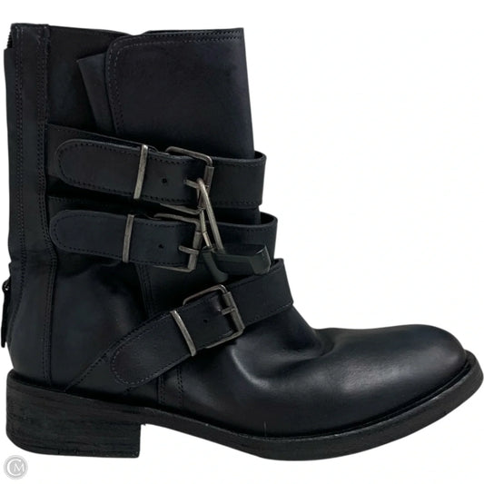 Boots Mid-calf Heels By Free People In Black, Size: 8.5