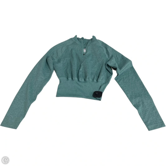 Athletic Sweatshirt Collar By Gym Shark In Blue, Size: S