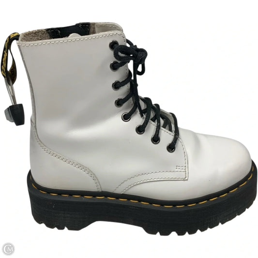 Boots Combat By Dr Martens In White, Size: 7