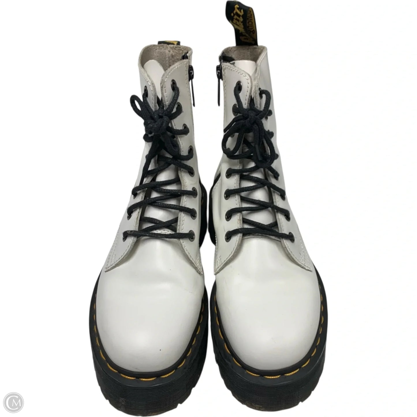 Boots Combat By Dr Martens In White, Size: 7