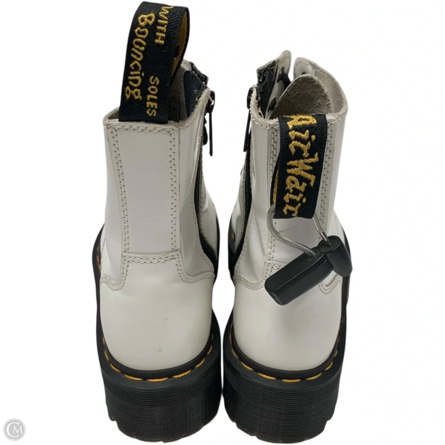 Boots Combat By Dr Martens In White, Size: 7