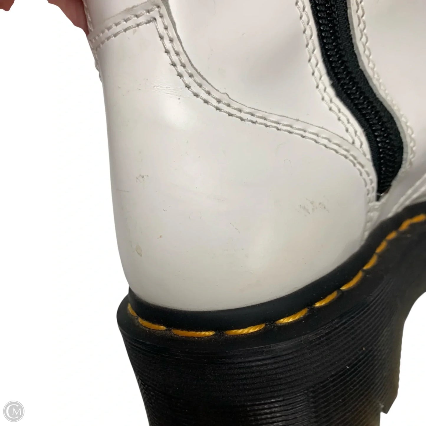 Boots Combat By Dr Martens In White, Size: 7