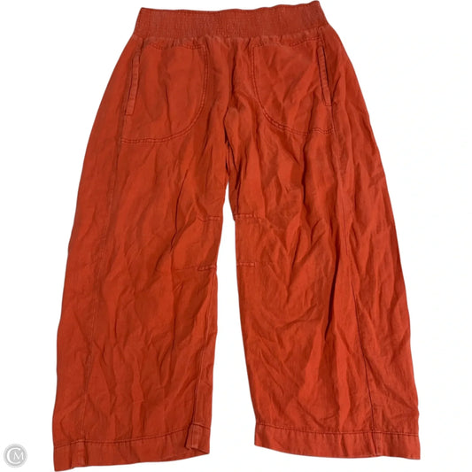 Pants Linen By Pilcro In Orange, Size: S
