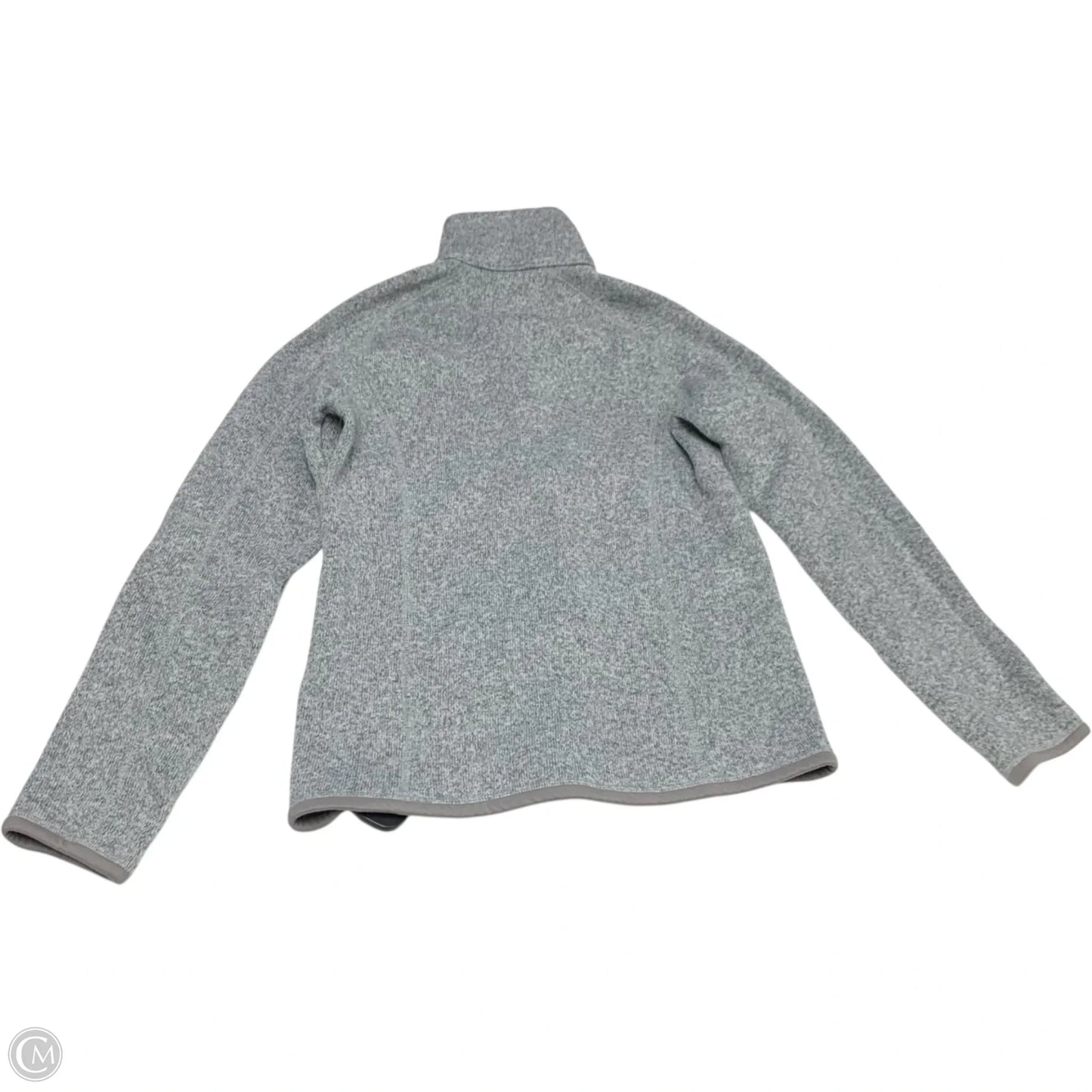 Sweatshirt Collar By Patagonia In Grey, Size: S