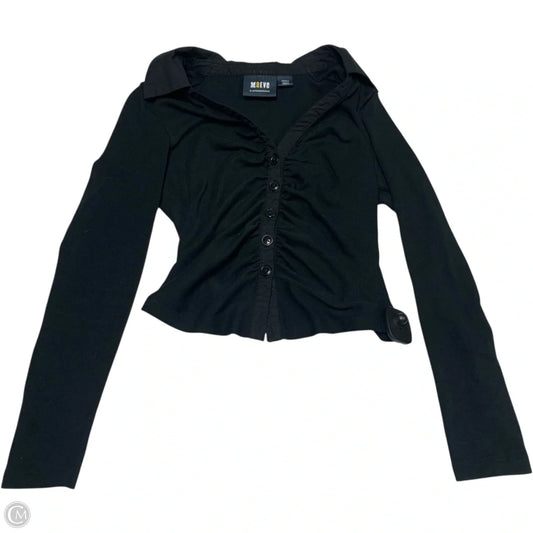 Top Long Sleeve By Maeve In Black, Size: S