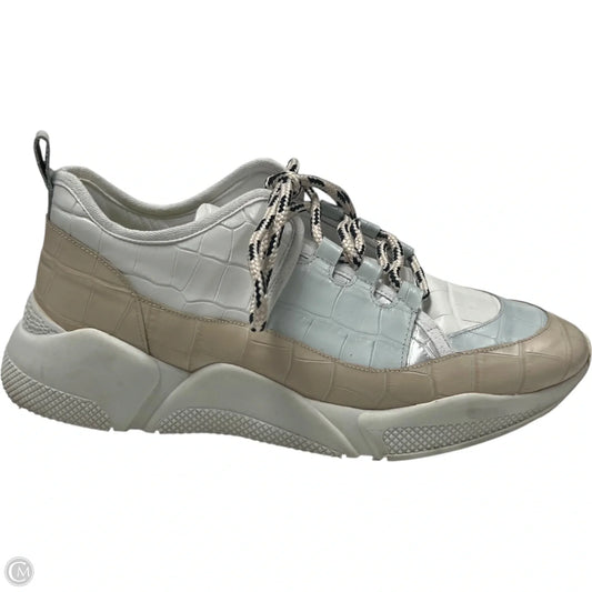 Shoes Sneakers By Freda Salvador In Brown & White, Size: 7