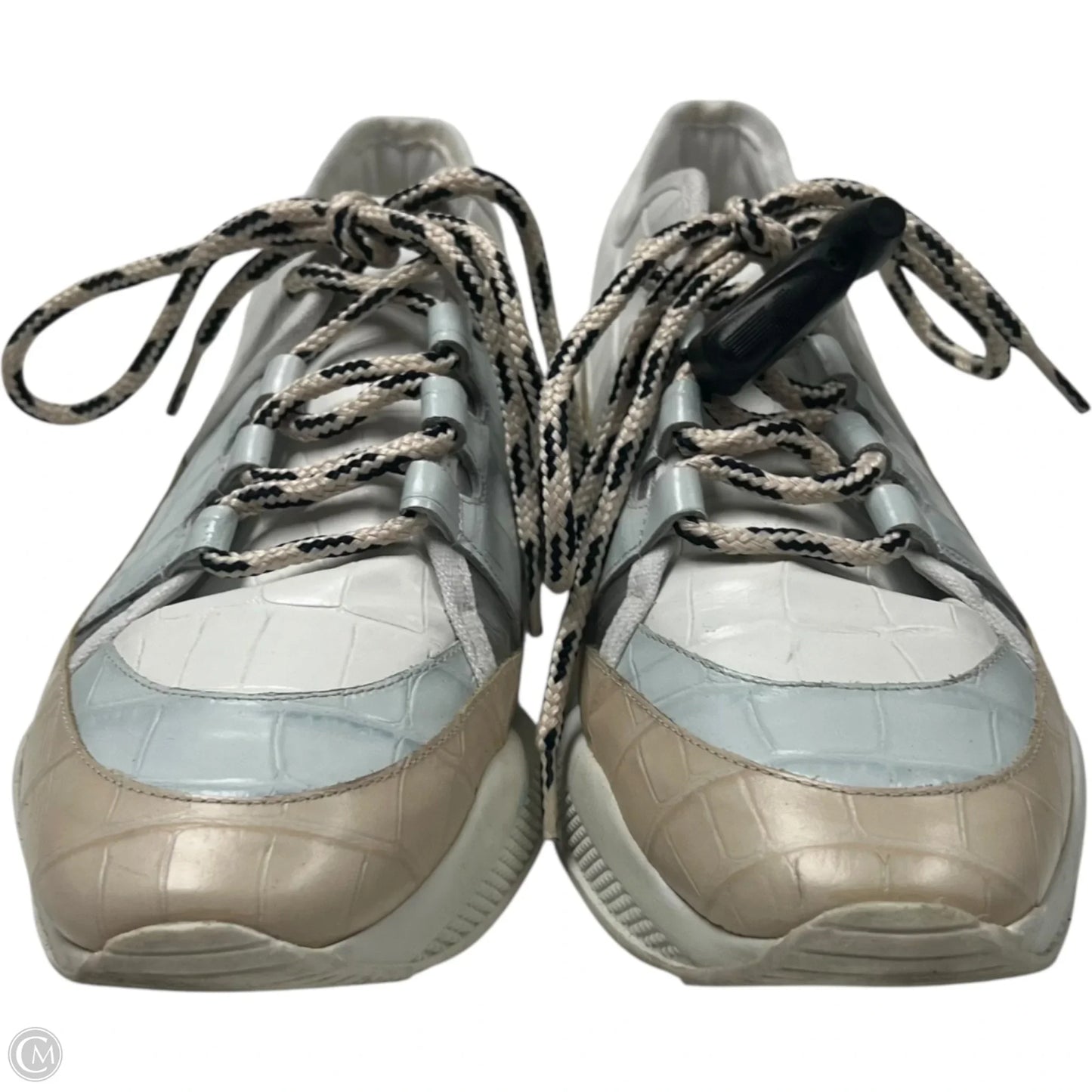 Shoes Sneakers By Freda Salvador In Brown & White, Size: 7