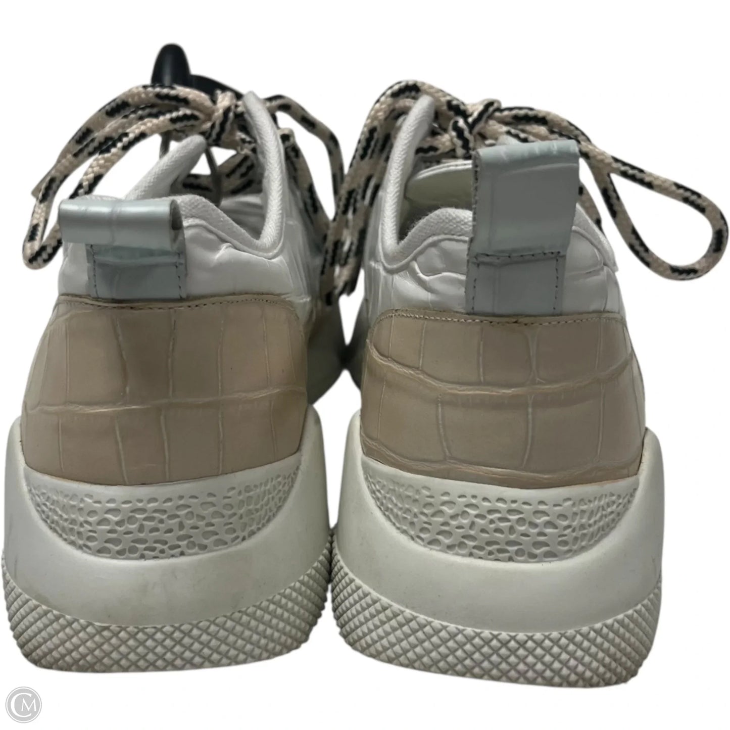 Shoes Sneakers By Freda Salvador In Brown & White, Size: 7
