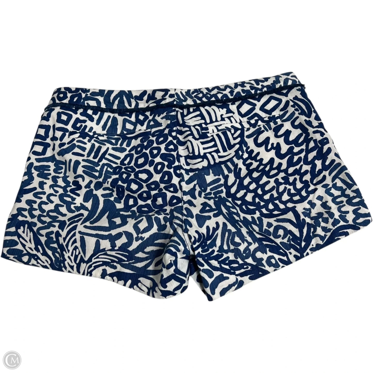 Shorts Designer By Lilly Pulitzer In Blue & White, Size: 2